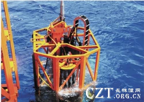 湖南科技大学自主研制的“海牛号”深海钻机。